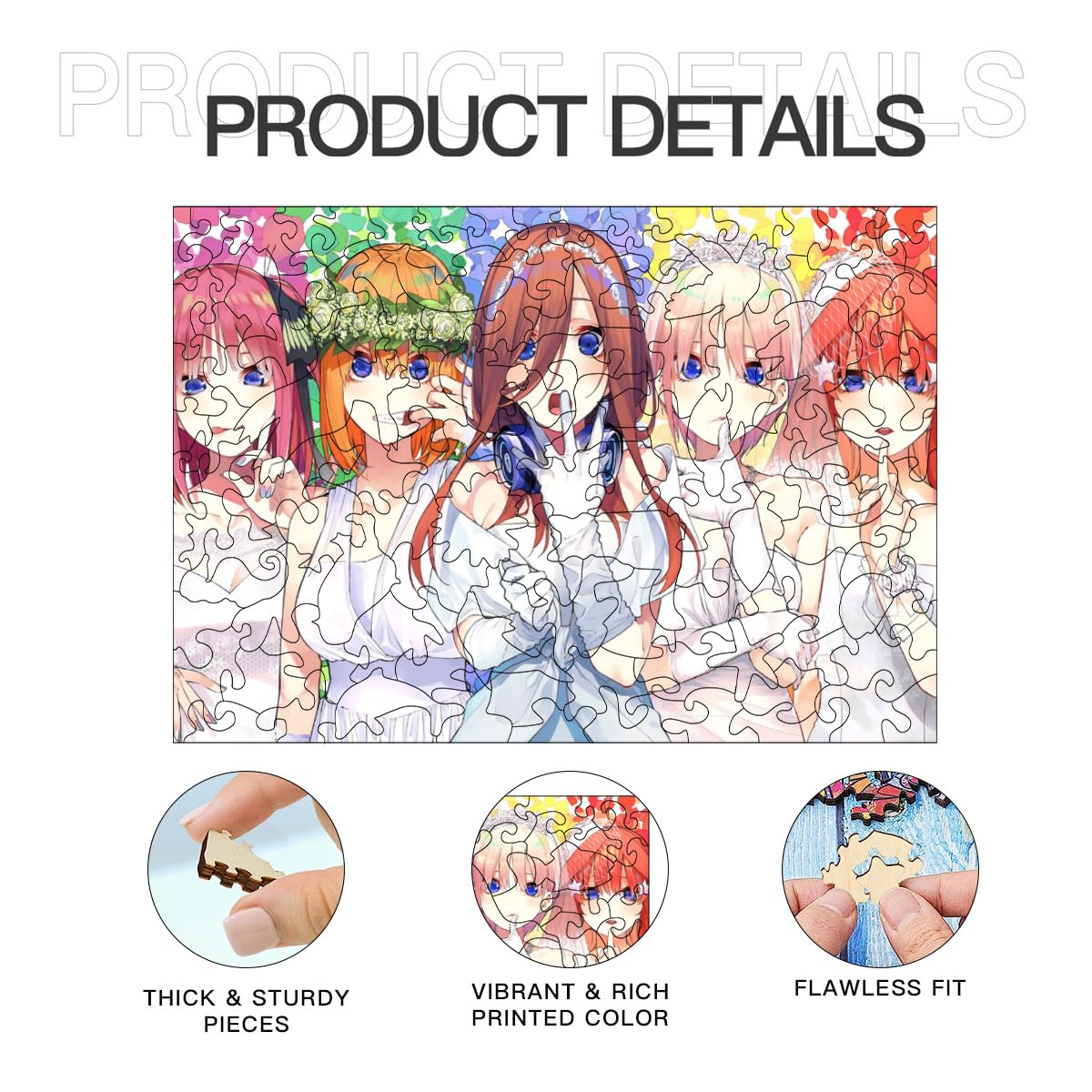 Amazon.co.jp: ジグソーパズル 五等分の花嫁 中野一花 二乃 三玖 四葉